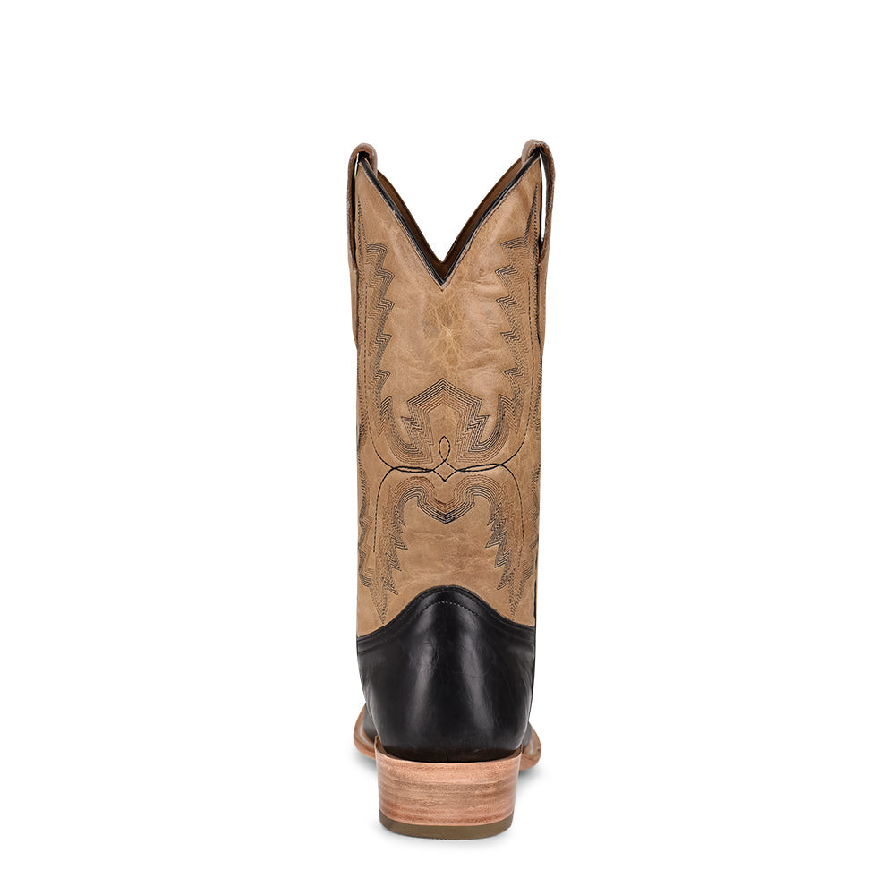 Corral | Men's Eagle Inlay & Embroidery wide Sq.Toe | Dark Brown - Outback Traders Australia